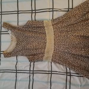 Cute Summer Cheetah Dress